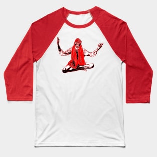 Lotus pose Yoga Baseball T-Shirt